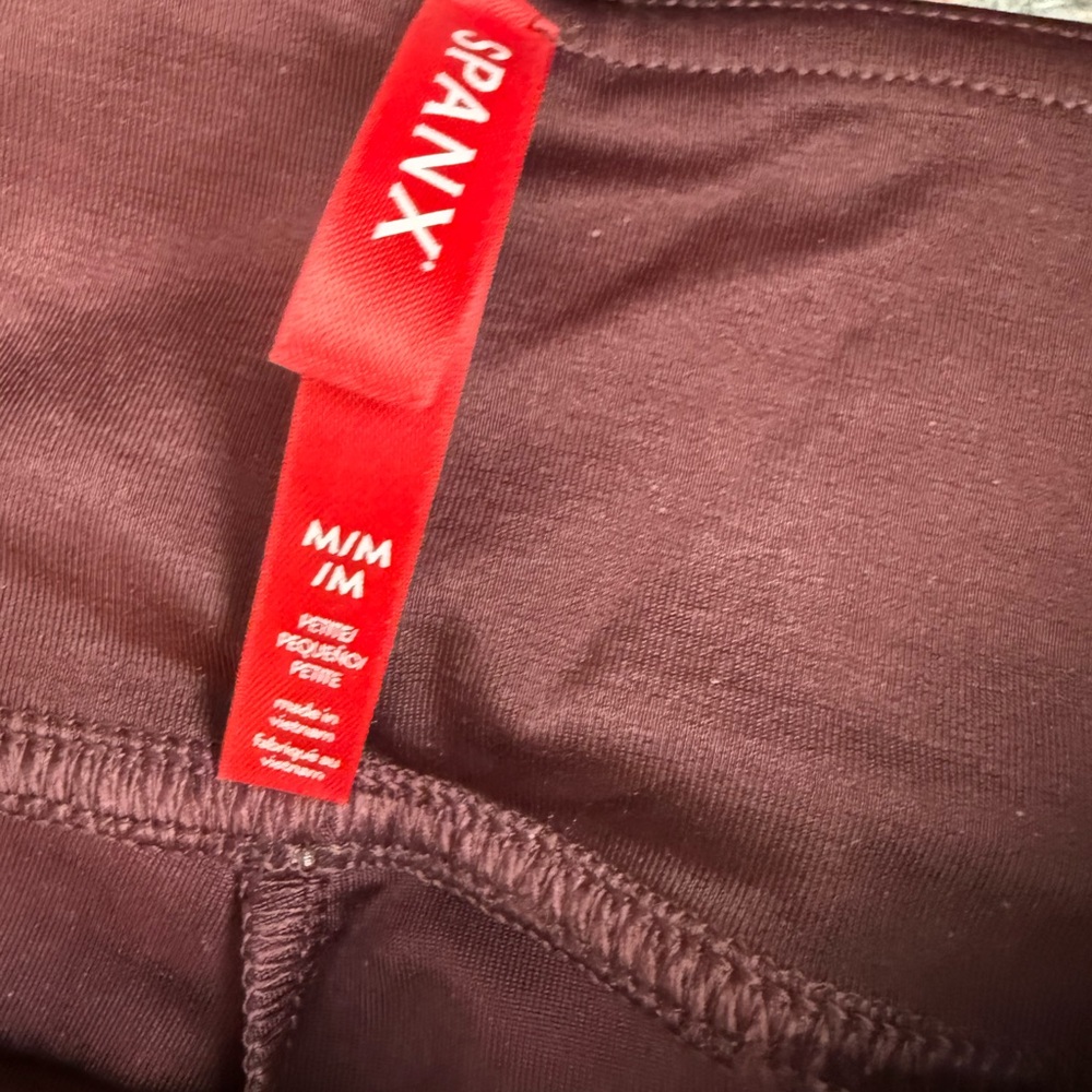 SPANX Deep Red Pants - Picture 2 of 2